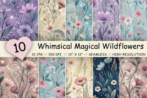 Unlocking Creativity with the Whimsical Magical Wildflowers Pattern